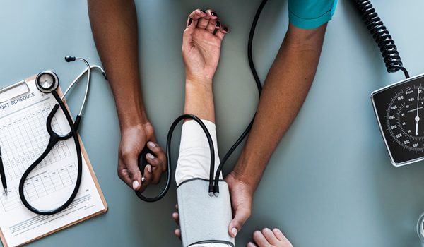 stethoscope on a desk